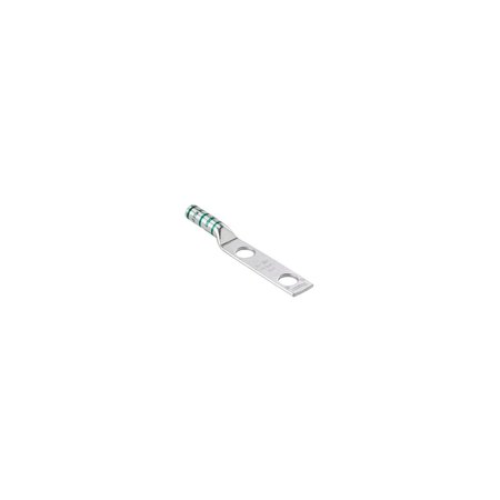 PANDUIT Lug, Cu, 2 Hole, 350 Kcmil, 1/2 Stud, 1.75 LCC350-12-X